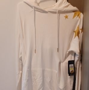 Two piece jogger set with hood with tags